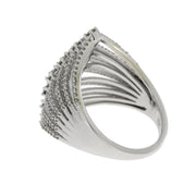 Bids.com 1.00ct Diamond Ring 14KT White Gold Rings White Smoke 7.0