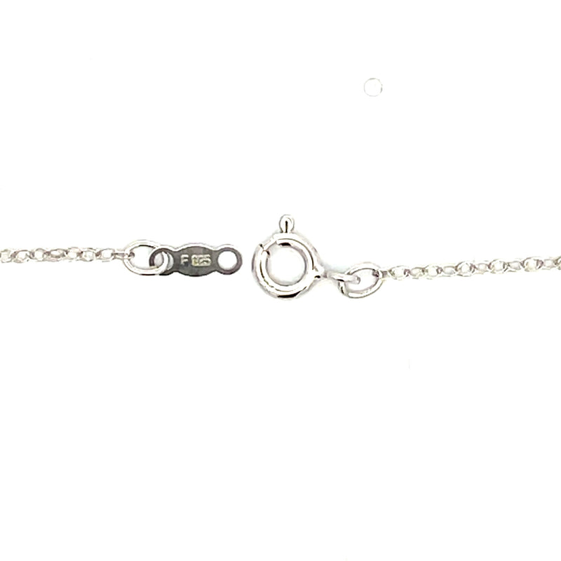 Bids.com Womens chains Sterling Silver Necklaces White Smoke 18