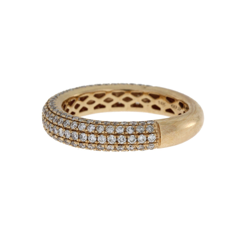 Bids.com 1.00ct Diamond Wedding Band Ring 14KT Rose Gold Rings White Smoke 7.0