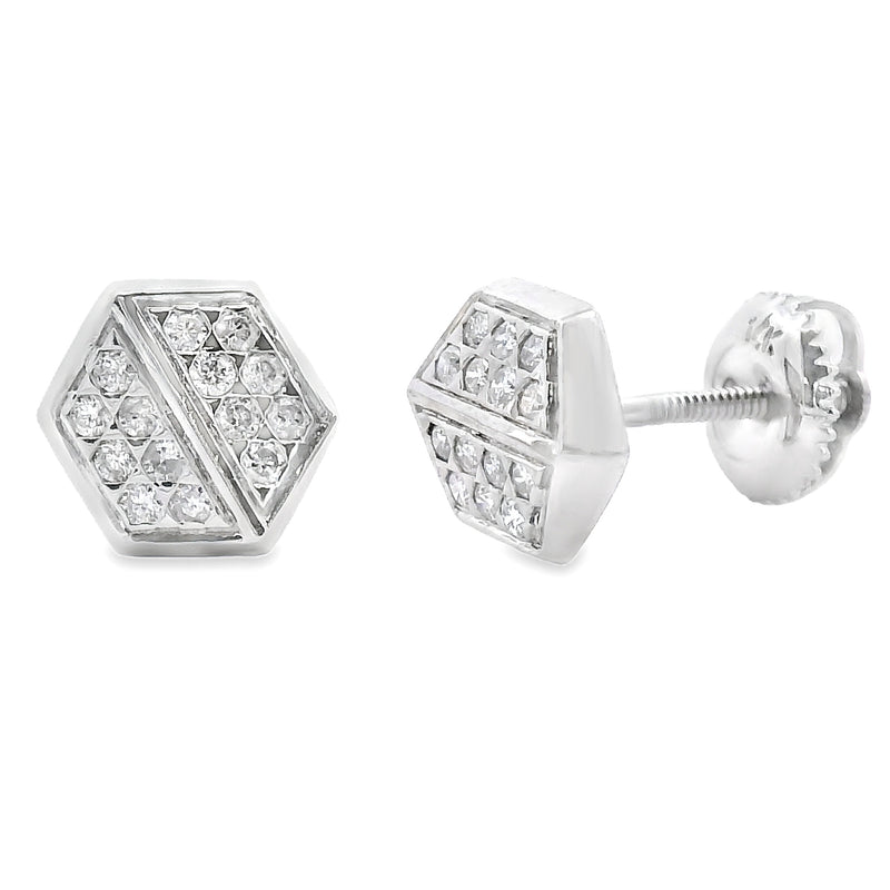 Bids.com .26ct Diamond Earrings 14KT White Gold Earrings White Smoke Default Title