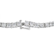 Bids.com Lab Grown Diamond Tennis Bracelet Sterling Silver Bracelets White Smoke