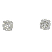 Bids.com .75ct Diamond Stud Earrings 14KT White Gold Earrings White Smoke Default Title