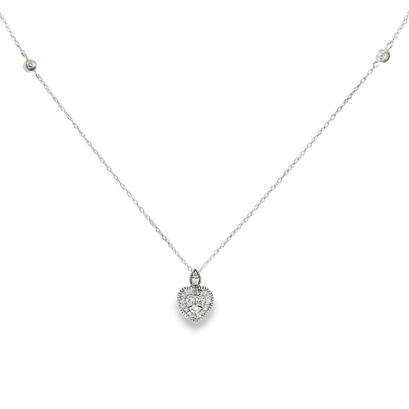 Bids.com .31ct Diamond Fashion Pendants 14KT White Gold Pendants White Smoke Default Title