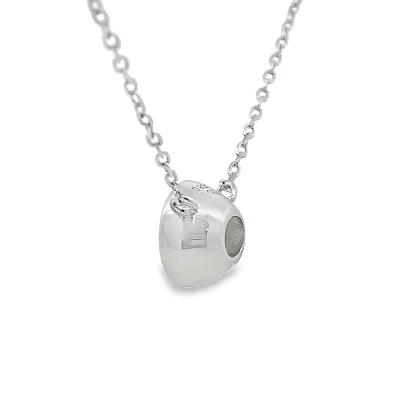 Bids.com 1.00ct Lab Grown Diamond Pendant Sterling Silver Pendants White Smoke 16-18