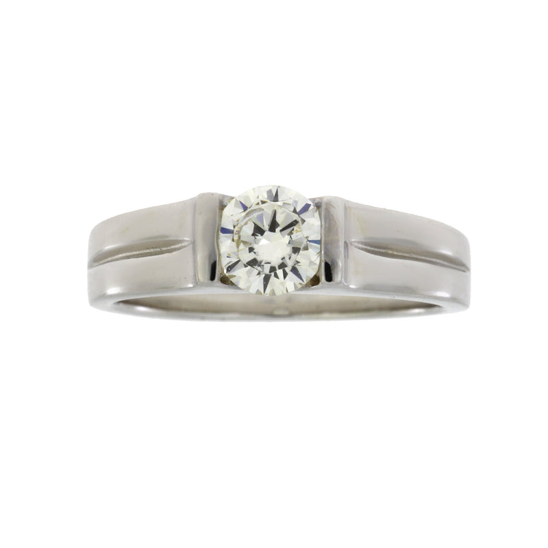 Bids.com Cubic Zirconium  Sterling Silver Rings White Smoke 8.0