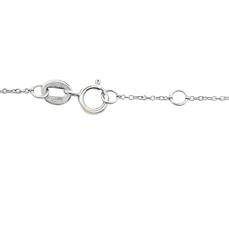 Bids.com .67ct Sapphire Diamond Bracelet 14KT White Gold Bracelets White Smoke 6.5-7