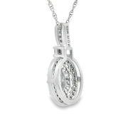 Bids.com .25ct Diamond Fashion Pendants 10KT White Gold Pendants White Smoke 18