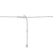 Bids.com 1.00ct Lab Grown Diamond Pendant Sterling Silver Pendants White Smoke 16-18