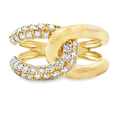 Bids.com .80ct Diamond Ring 14KT Yellow Gold Rings White Smoke 7.0