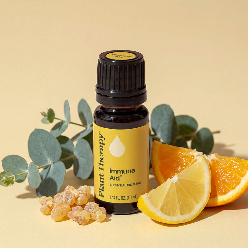 Plant Therapy Immune Aid Essential Oil Blend Essential Oil Pale Goldenrod 10 mL,30 mL,100 mL