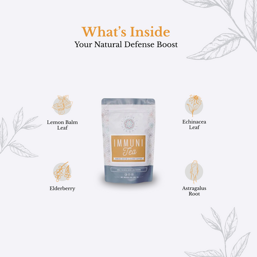 Euphoric Herbals ImmuniTea Herbal Tea White Smoke 60 Cup Servings,30 Cup Servings