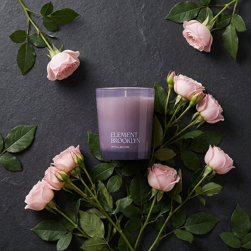 Element Brooklyn In Full Bloom Candle Candles Dark Slate Gray