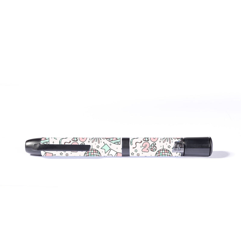Peelz Cheers to '26 InPen - Smart Insulin Pen Sticker - Pump Peelz Peelz/Stickers White Smoke