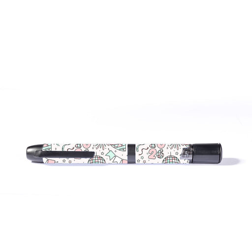 Peelz Cheers to '26 InPen - Smart Insulin Pen Sticker - Pump Peelz Peelz/Stickers White Smoke