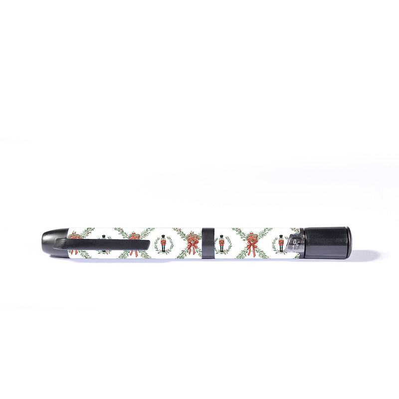 Peelz Nutcracker Noel InPen - Smart Insulin Pen Sticker - Pump Peelz Peelz/Stickers White Smoke