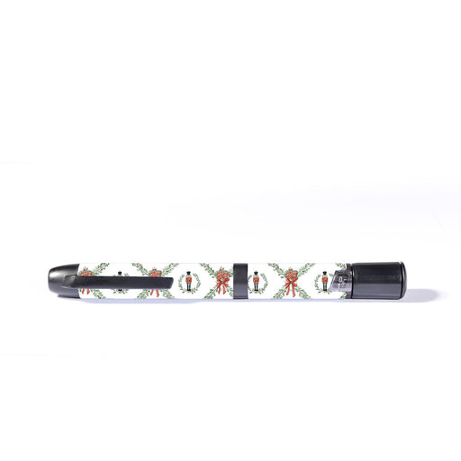Peelz Nutcracker Noel InPen - Smart Insulin Pen Sticker - Pump Peelz Peelz/Stickers White Smoke