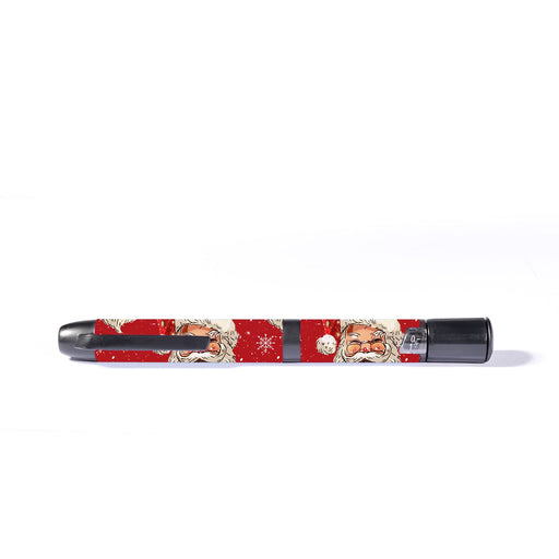 Peelz Jolly Old Saint Nick InPen - Smart Insulin Pen Sticker - Pump Peelz Peelz/Stickers White Smoke