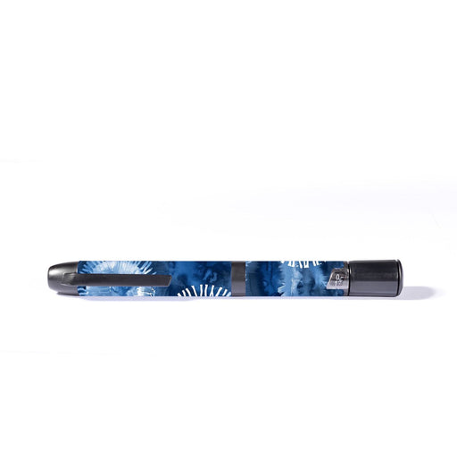 Peelz Monochrome Blue Tie Dye InPen - Smart Insulin Pen Peelz/Stickers White Smoke