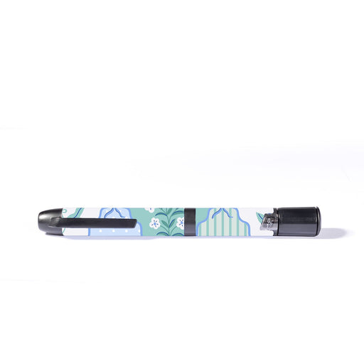 Peelz Cottage Bows InPen - Smart Insulin Pen Sticker - Pump Peelz Peelz/Stickers White Smoke