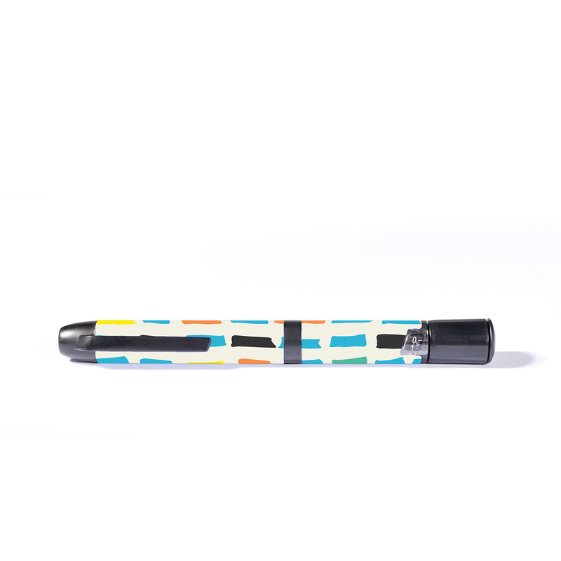 Peelz Colorful Sticks InPen - Smart Insulin Pen Sticker - Pump Peelz Peelz/Stickers White Smoke