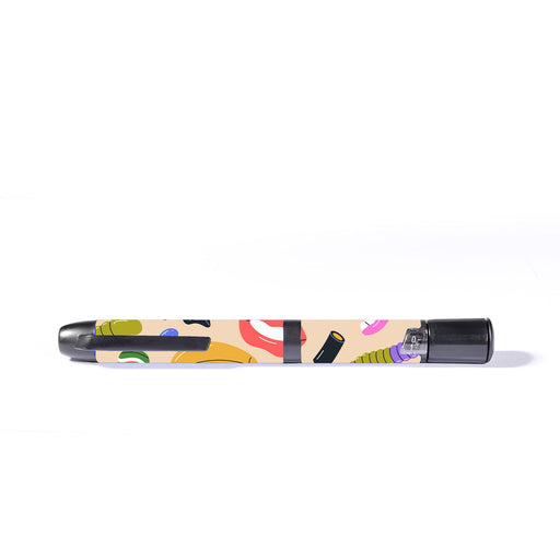 Peelz Candy Chaos InPen - Smart Insulin Pen Sticker - Pump Peelz Peelz/Stickers White Smoke