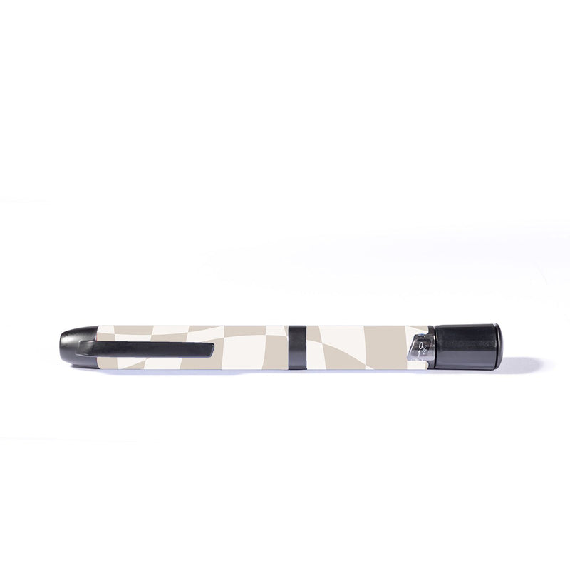 Peelz Creamy Check InPen - Smart Insulin Pen Sticker - Pump Peelz Peelz/Stickers White Smoke