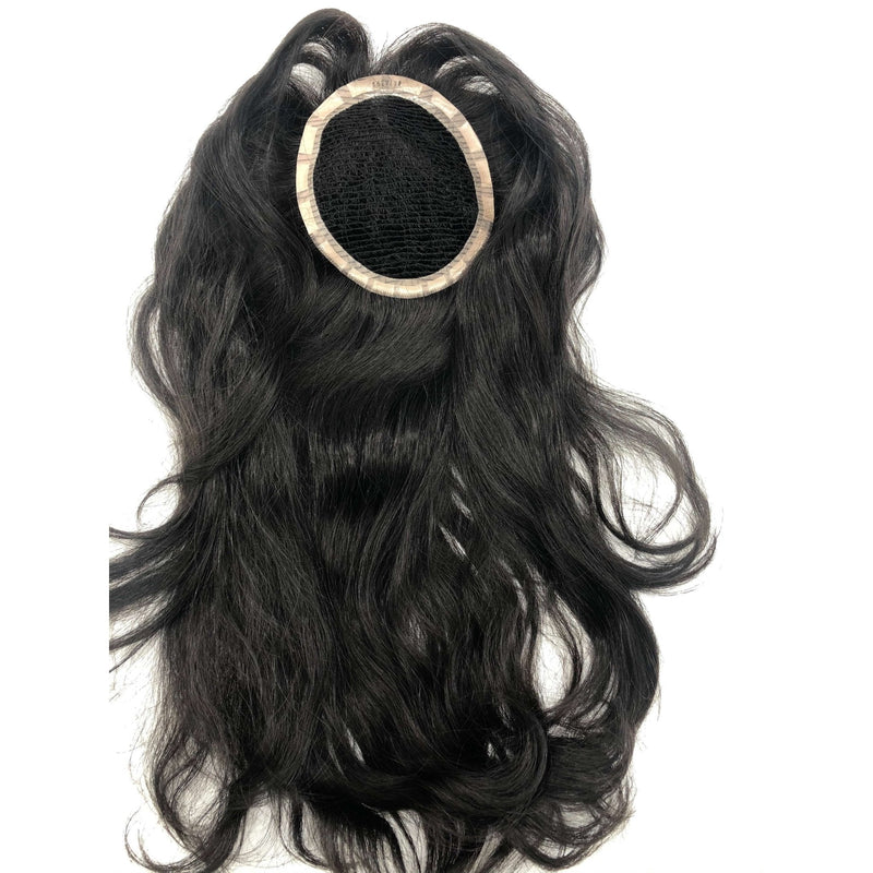 VIP Extensions American Hairlines Integration Plus Top Pieces Hair Extension White Smoke 2 Ebony