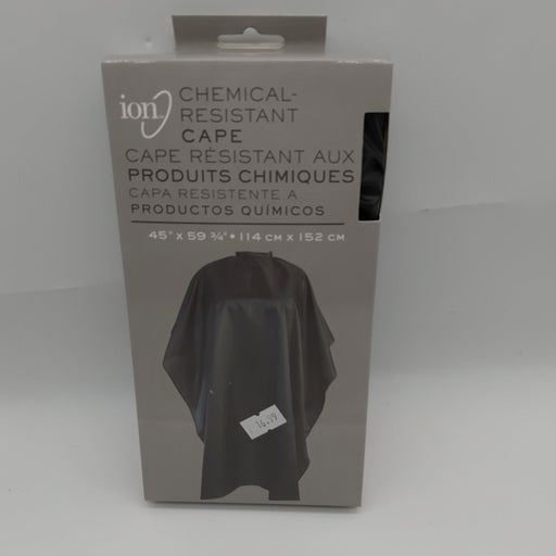 VIP Extensions Ion Chemical-Resistant Cape 45" x 60", Black Salon Cape Dark Gray