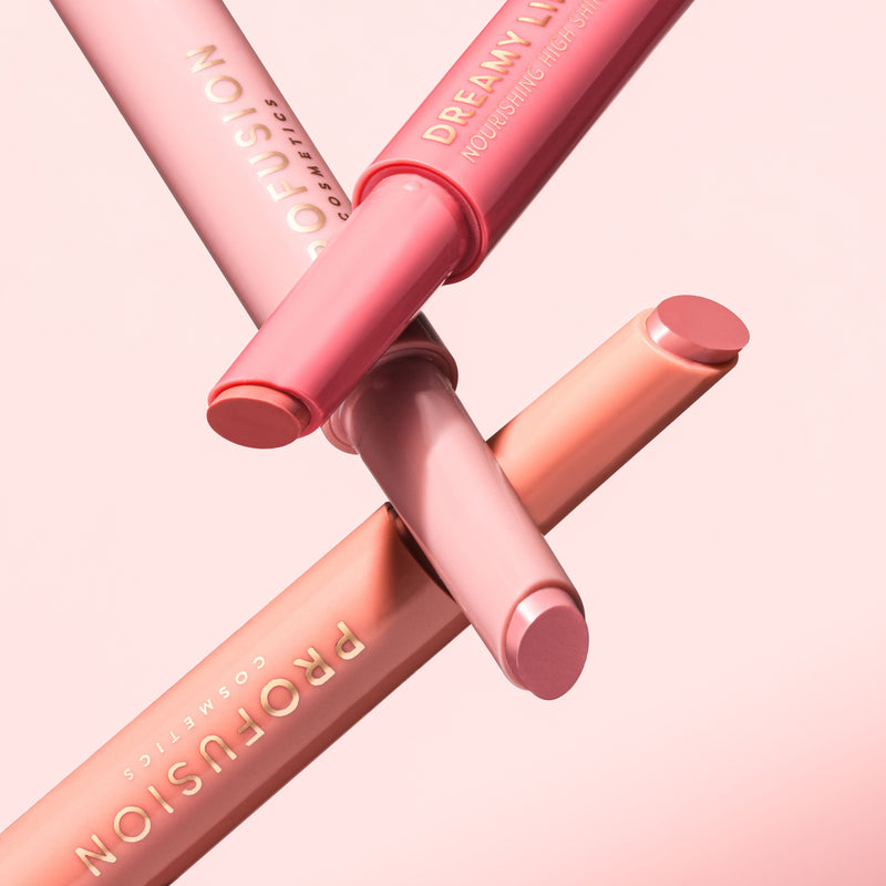 Profusion Cosmetics Dreamy Lip Plump Lips Misty Rose Cozy Nude,Dreamy Mauve,Pretty In Pink