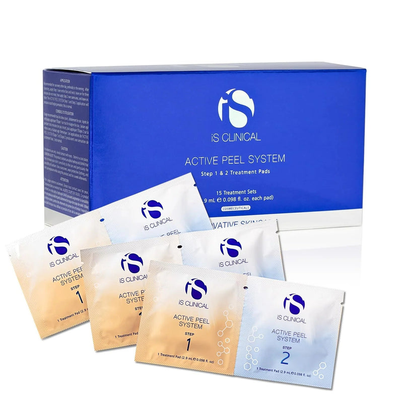 Nava Beauty iS Clinical Active Peel System 15 Treatment Sets Skincare White Smoke