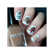 UberChic Beauty It's Beginning To Look A Lot Like Christmas (Christmas-06) Stamping Plate Light Slate Gray