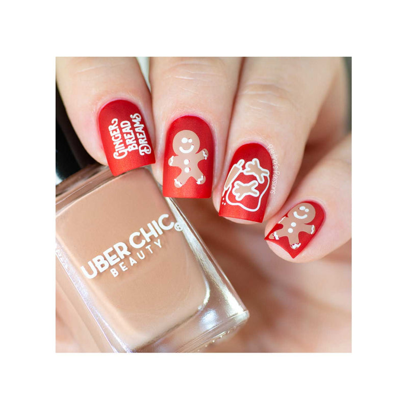 UberChic Beauty It's Beginning To Look A Lot Like Christmas (Christmas-06) Stamping Plate Tan