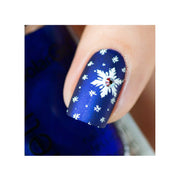 UberChic Beauty It's Beginning To Look A Lot Like Christmas (Christmas-06) Stamping Plate Midnight Blue