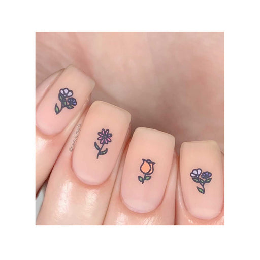 UberChic Beauty Itty Bitty Icons-02 Stamping Plate Tan