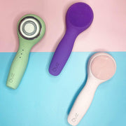 ZAQ Skin & Body IUV Sonic Micro-current LED Red/Blue Silicone Thermo Cleansing Brush with Gift Box Sky Blue Pink,Purple,Green