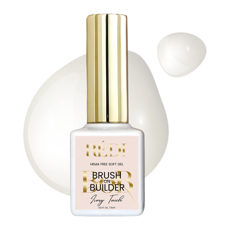 Red Iguana LLC "Ivory Touch" BoB Gel - Soft Gel Builder Nail Prep White Smoke