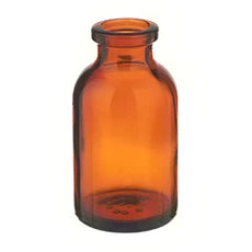 Medisca 30mL Sterile Amber Glass Vials, 20mm Finish (50 Pack) Science & Laboratory White Smoke