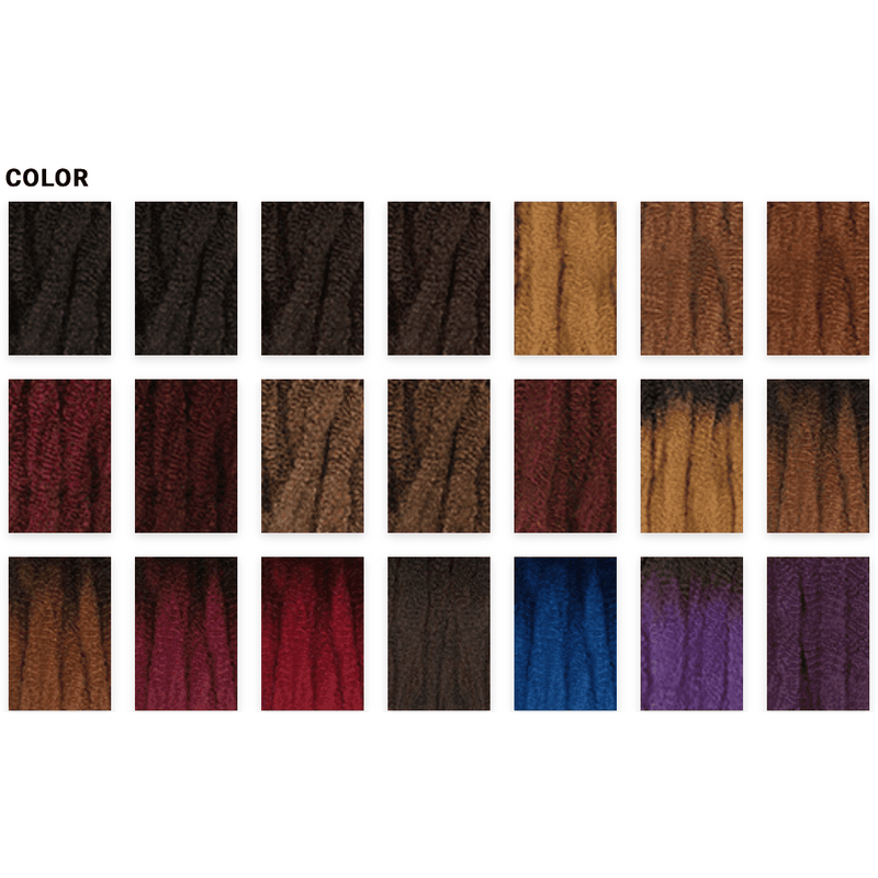 VIP Extensions Janet Collection 2X Mambo Natural Born Locs, 18" Hair Extension White Smoke 1,1B,2,4