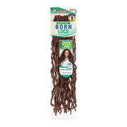 VIP Extensions Janet Collection 2X Mambo Natural Born Locs, 18" Hair Extension Dark Olive Green 1,1B,2,4