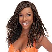 VIP Extensions Janet Collection Nala Tress Fluffy Spring Twist, 18" Hair Extension White Smoke 1,1B,2,4,OET1B/BURG,M1B/30,OET1B/27