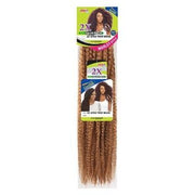 VIP Extensions Janet Collection Noir Afro Twist Braid (Marley Braid) Hair Extension Saddle Brown 1,2,4,30,613