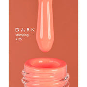 nbmsupply DARK STAMPING POLISH NEON PEACH №25, 8 ML  Article : S025 Chocolate