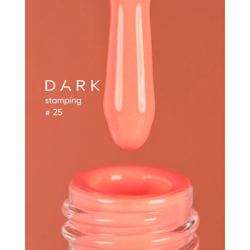 nbmsupply DARK STAMPING POLISH NEON PEACH №25, 8 ML  Article : S025 Chocolate