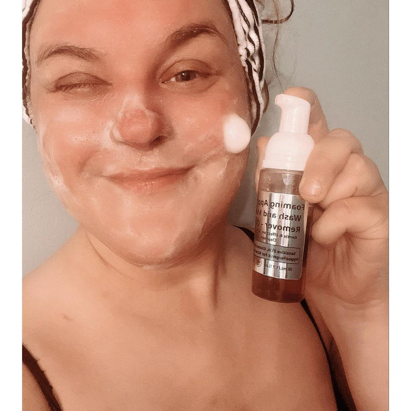 EpiLynx Gentle Foaming Facial Cleanser – Aloe, Apple & Ashwagandha for All Skin Types Face Cleanser Dark Salmon