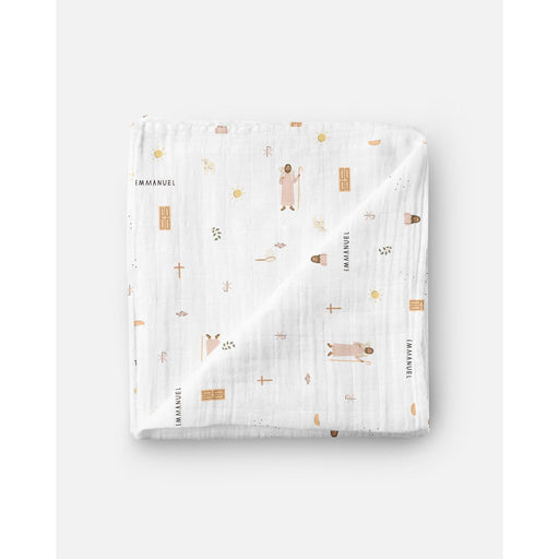 Be A Heart Jesus Muslin Swaddle Baby Blanket Swaddle Lavender