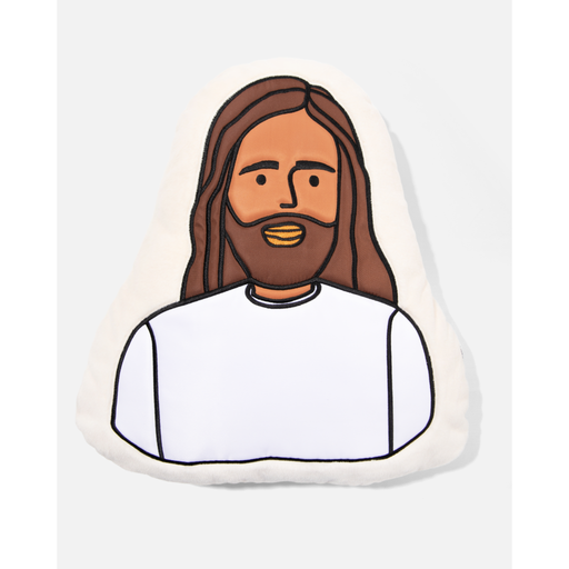 Be A Heart Jesus Pillow throw pillow White Smoke