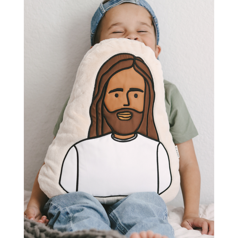 Be A Heart Jesus Pillow throw pillow Lavender