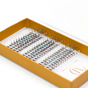 Mega Lash Academy Jewel 5D Spikes Lash Trays Light Gray 0.07 / Dazzle / 12-13-14 mm,0.07 / Dazzle / 14-15-16 mm,0.07 / Dazzle / 16-17-18 mm,0.07 / Glamour / 12-13-14 mm,0.07 / Glamour / 14-15-16 mm,0.07 / Glamour / 16-17-18 mm