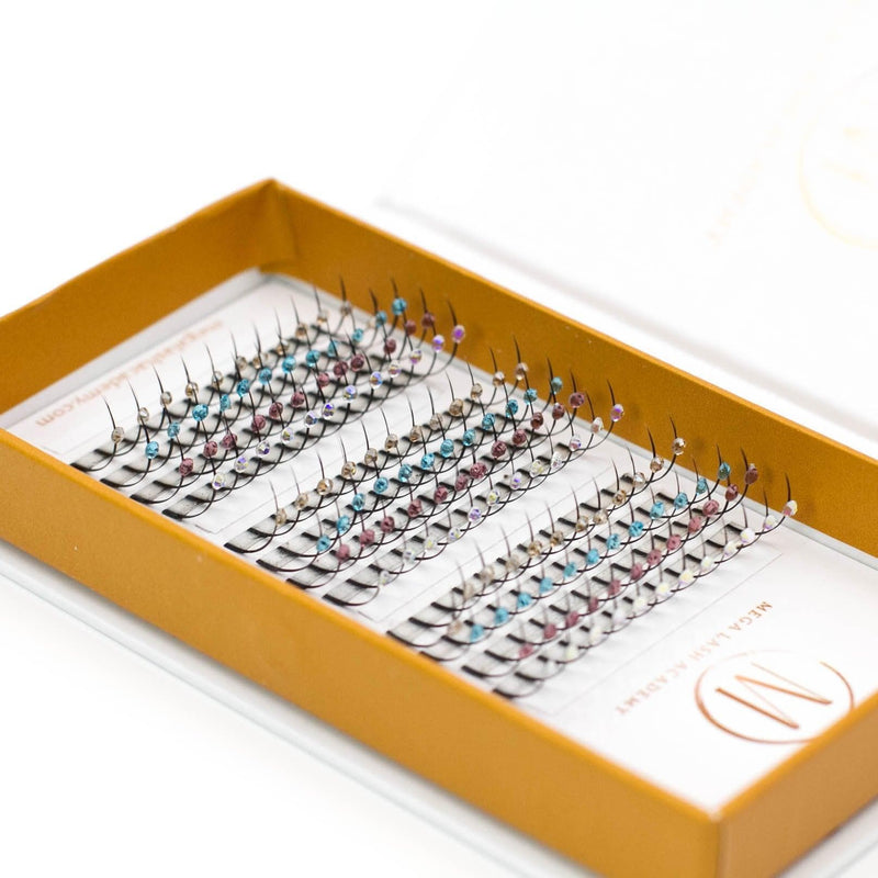 Mega Lash Academy Jewel 5D Spikes Lash Trays Light Gray 0.07 / Dazzle / 12-13-14 mm,0.07 / Dazzle / 14-15-16 mm,0.07 / Dazzle / 16-17-18 mm,0.07 / Glamour / 12-13-14 mm,0.07 / Glamour / 14-15-16 mm,0.07 / Glamour / 16-17-18 mm