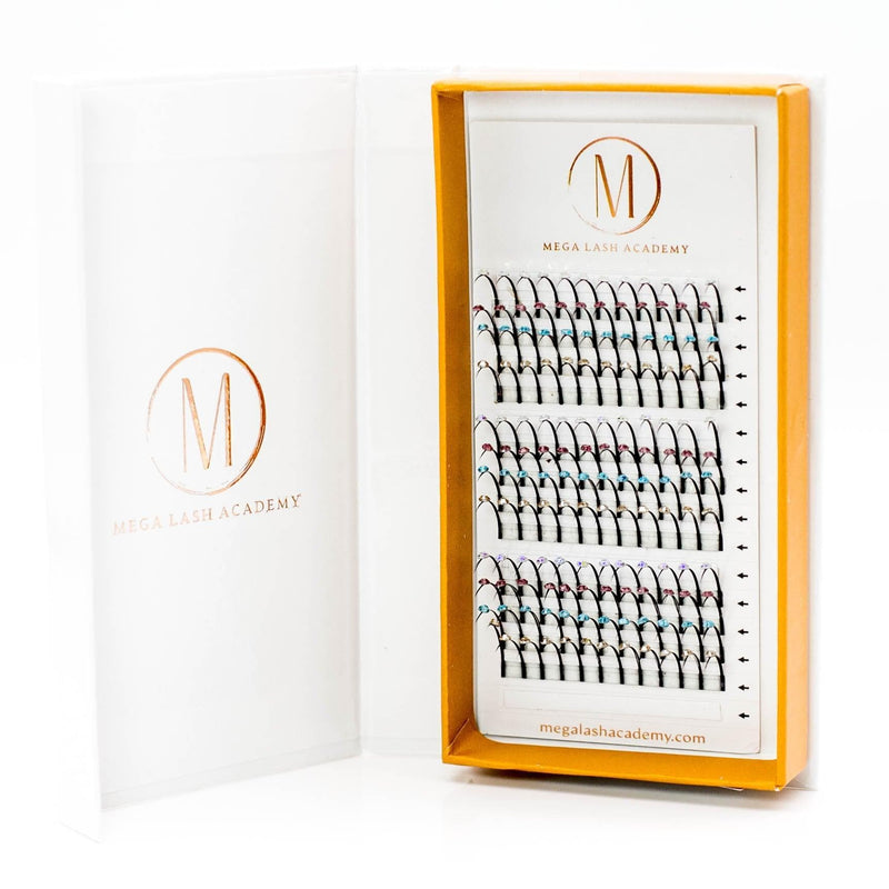 Mega Lash Academy Jewel 5D Spikes Lash Trays Beige 0.07 / Dazzle / 12-13-14 mm,0.07 / Dazzle / 14-15-16 mm,0.07 / Dazzle / 16-17-18 mm,0.07 / Glamour / 12-13-14 mm,0.07 / Glamour / 14-15-16 mm,0.07 / Glamour / 16-17-18 mm